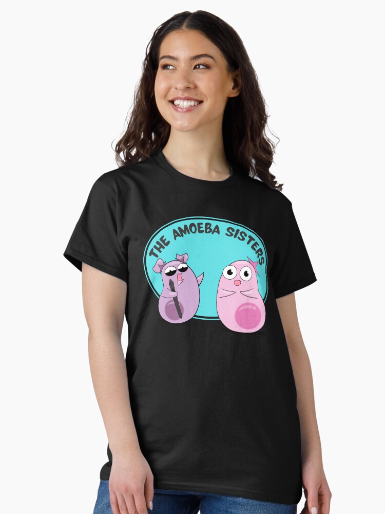 Thumbnail 1 of 7, Classic T-Shirt, Amoeba Sisters Sisterhood designed and sold by amoebasisters.