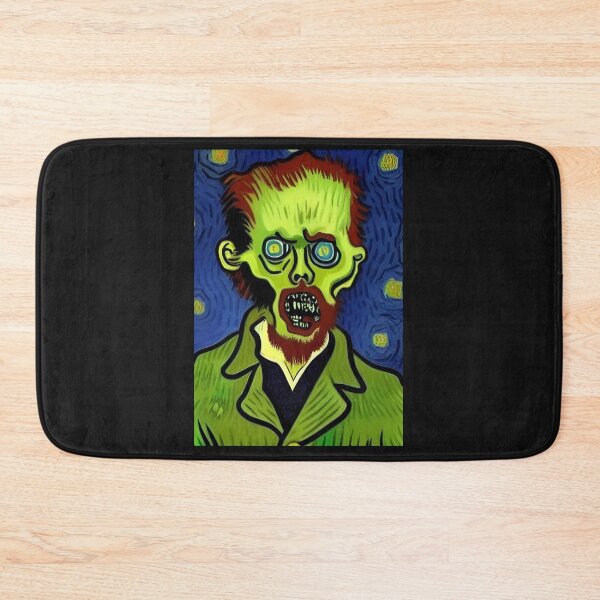Item preview, PURPLE BACKGROUND ZOMBIE IN VAN GOGH STYLE designed and sold by sailorsam1805.