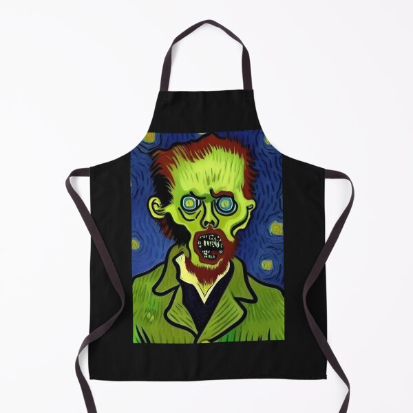 Item preview, PURPLE BACKGROUND ZOMBIE IN VAN GOGH STYLE designed and sold by sailorsam1805.