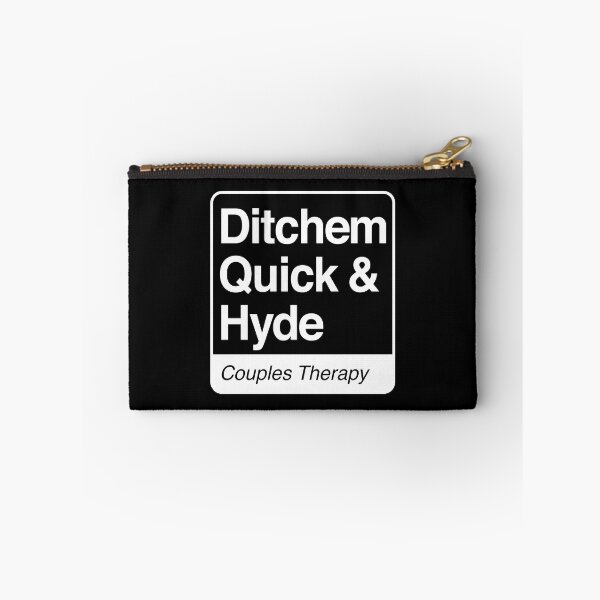 Item preview, Ditchem, Quick & Hyde - Couples Therapy - white print for dark items designed and sold by robimerch.