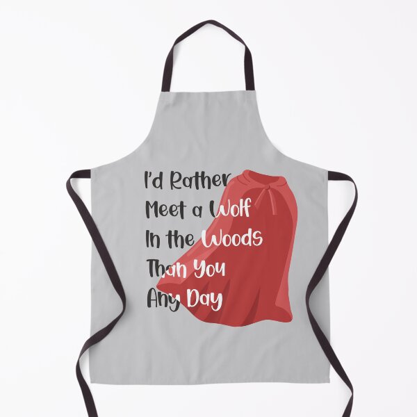 Item preview, I'd Rather Meet a Wolf designed and sold by KristyBDesigns.