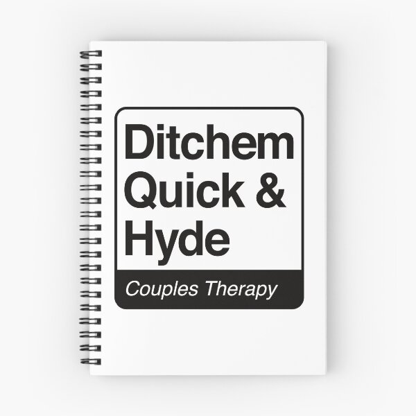 Item preview, Ditchem, Quick & Hyde - Couples Therapy - black print for light items designed and sold by robimerch.