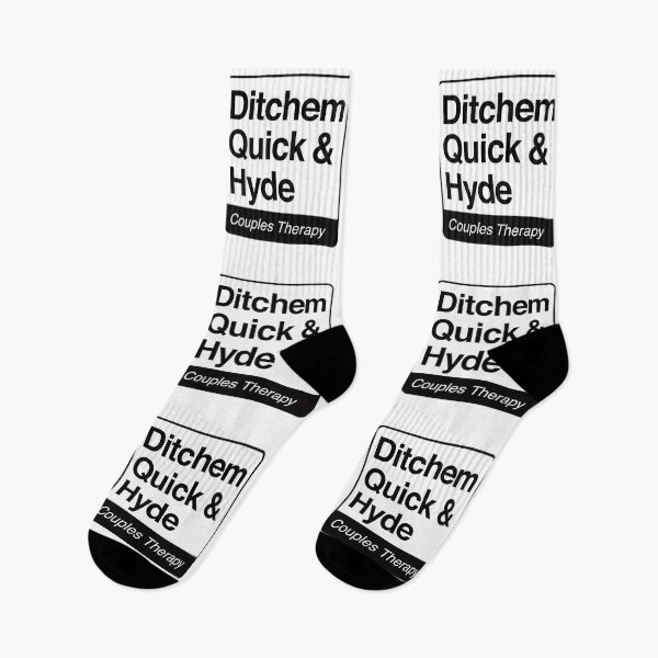 Item preview, Ditchem, Quick & Hyde - Couples Therapy - black print for light items designed and sold by robimerch.