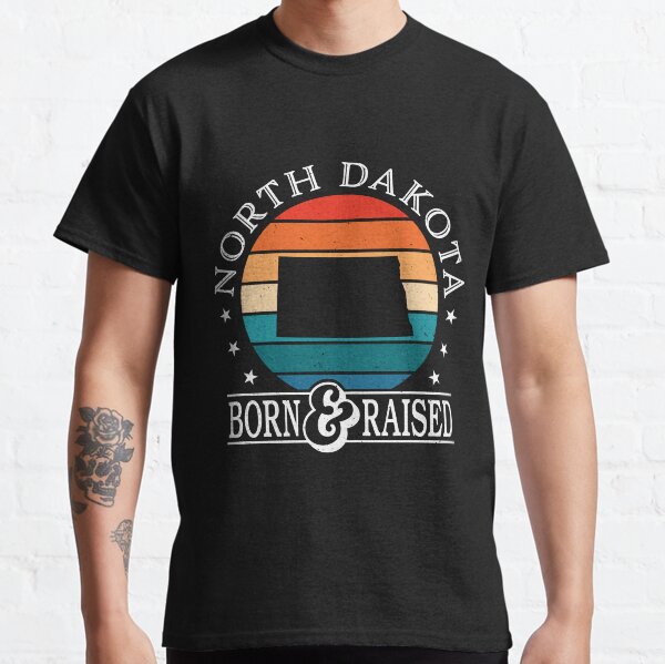Item preview, Born & Raised North Dakota USA State Pride designed and sold by jmbeezee.