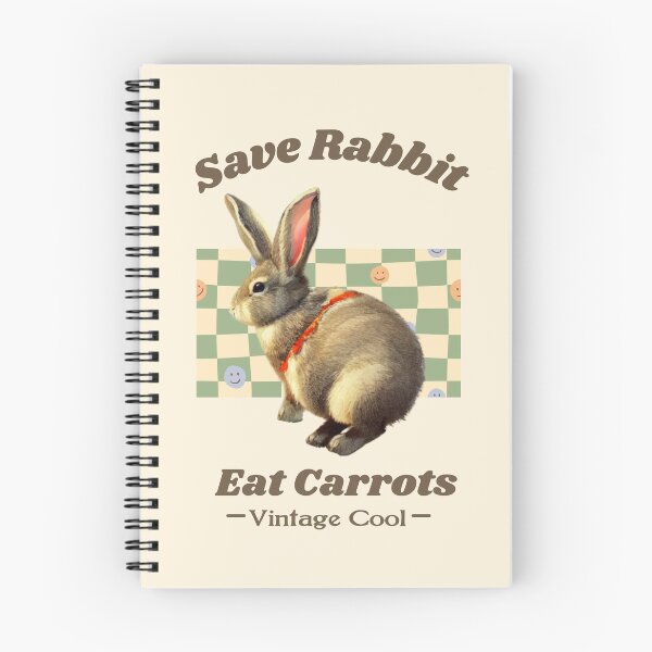 Item preview, Vintage Save Rabbit Eat Carrots Lop Eared Bunny Wild Rabbits Activist Adoption designed and sold by wigobun.