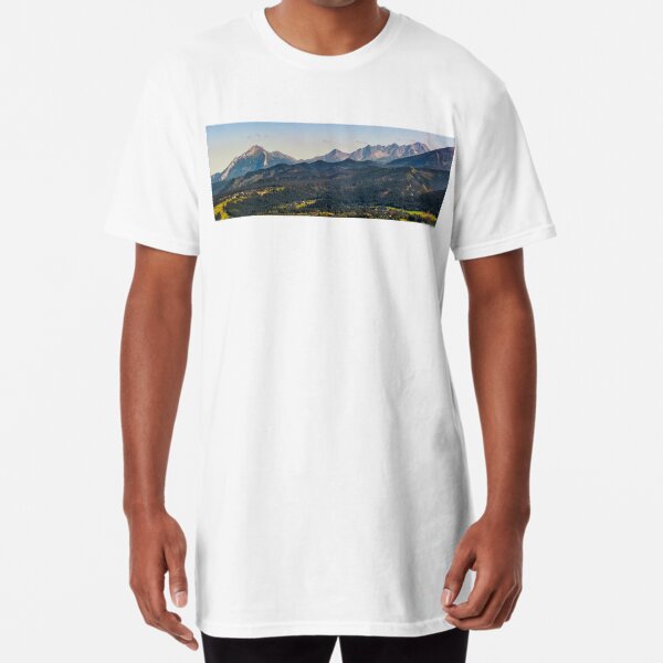 High Tatra mountain ridge evening in Poland Long T-Shirt
