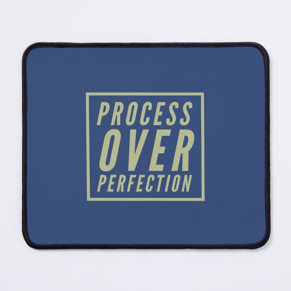 Item preview, Process Over Perfection Blue Background designed and sold by ArtBySymone.