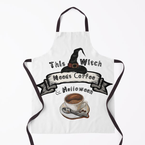 Item preview, This Witch Needs Coffee and Halloween designed and sold by Hatomomox.