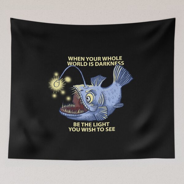 Item preview, When Your Whole World Is Darkness Be The Light You Wish To See designed and sold by ryanhadid20.
