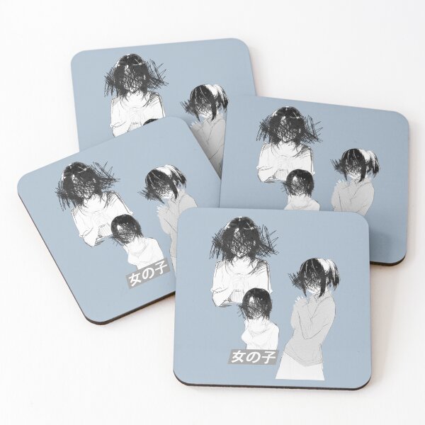 Item preview, GIRLS (Black and White) - Sad Japanese Anime Aesthetic designed and sold by BreannaKi.