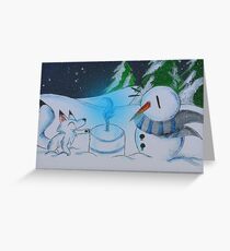 Snowcake Greeting Card