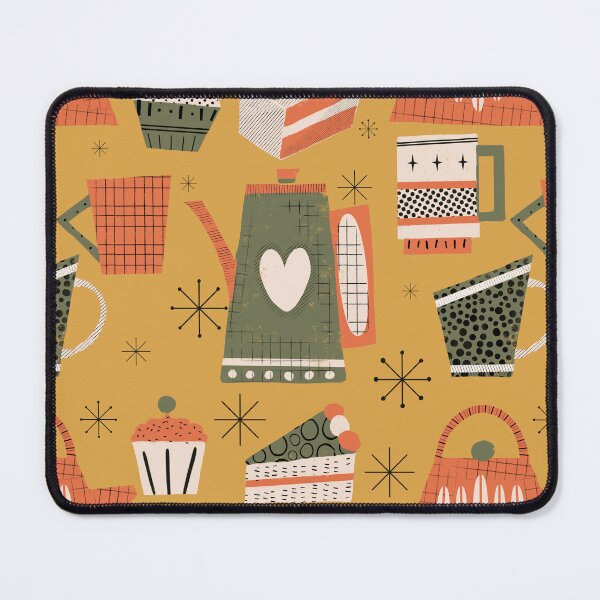 Item preview, Fika retro coffee yellow designed and sold by susycosta.