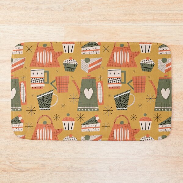 Item preview, Fika retro coffee yellow designed and sold by susycosta.