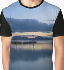 San Feliciano after sunset, Lago Trasimeno, Umbria, Italy Graphic T-Shirt