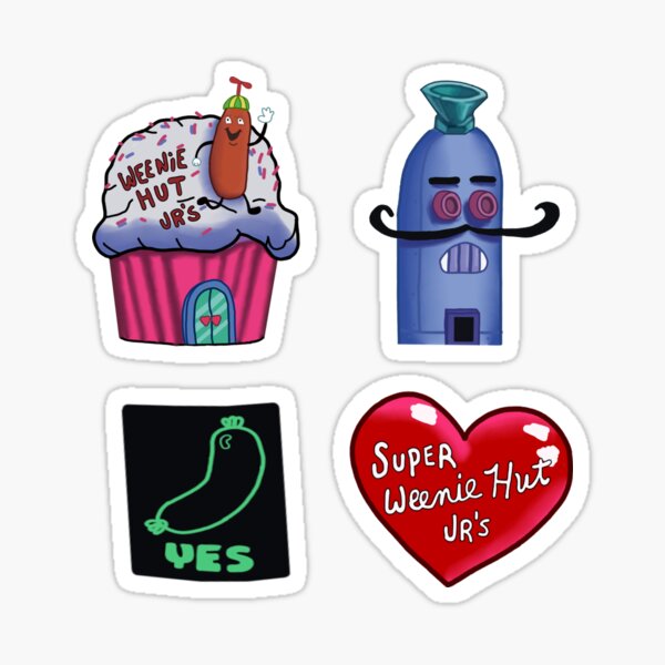 "Weenie Hut Jr's Pack" Sticker for Sale by GoofyGoober01 Redbubble