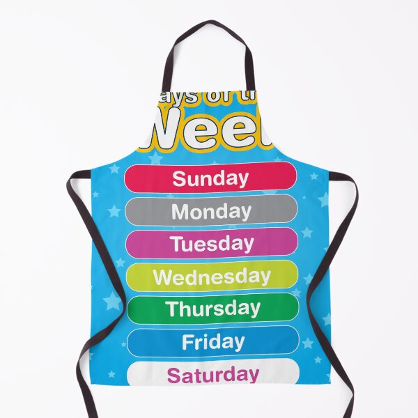 Item preview, DAYS OF THE WEEK POSTER | DAYS OF THE WEEK EDUCATIONAL CHART designed and sold by Ouais  Malak.