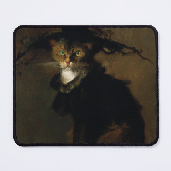 Item preview, Millie the Cat, dressed in black (Baroque) designed and sold by thecatandkettle.