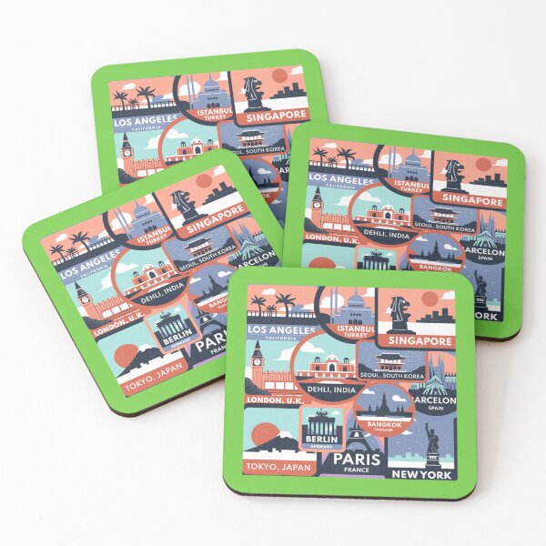 Item preview, Neutral and blue travel postcard s_ Samsung Galaxy Case    designed and sold by DellaTerraBy.