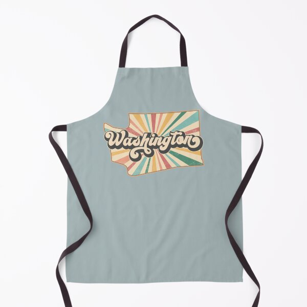 Item preview, Washington Fan Retro State, Vintage Groovy Washington Map, Distressed America Gift designed and sold by Cátia Lima.