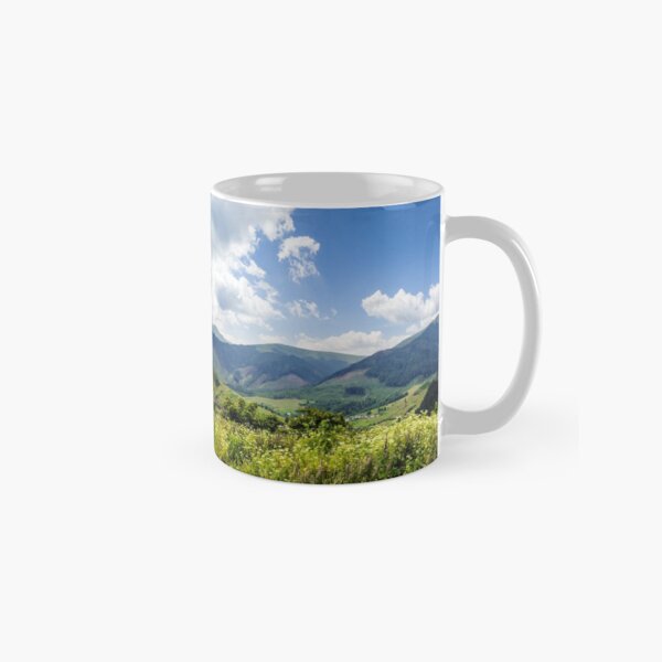 meadow with flowers in mountains Classic Mug