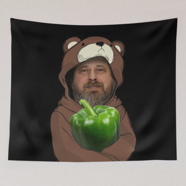 Item preview, Richard Stallman GIMP Green Is My Pepper Lain  designed and sold by orinemaster.
