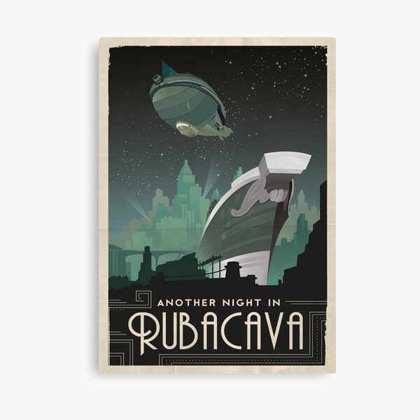 Grim Fandango Travel Posters - Rubacava Canvas Print