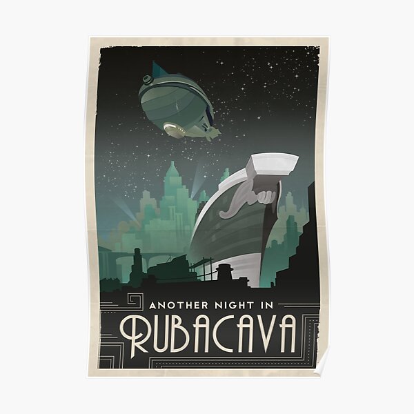 Grim Fandango Travel Posters - Rubacava Poster
