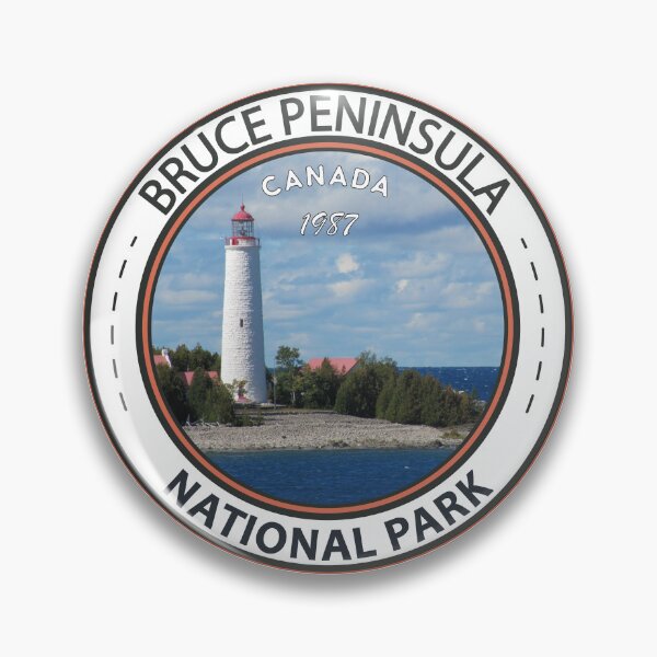 Item preview, Bruce Peninsula National Park Canada Badge designed and sold by KrisSidDesigns.