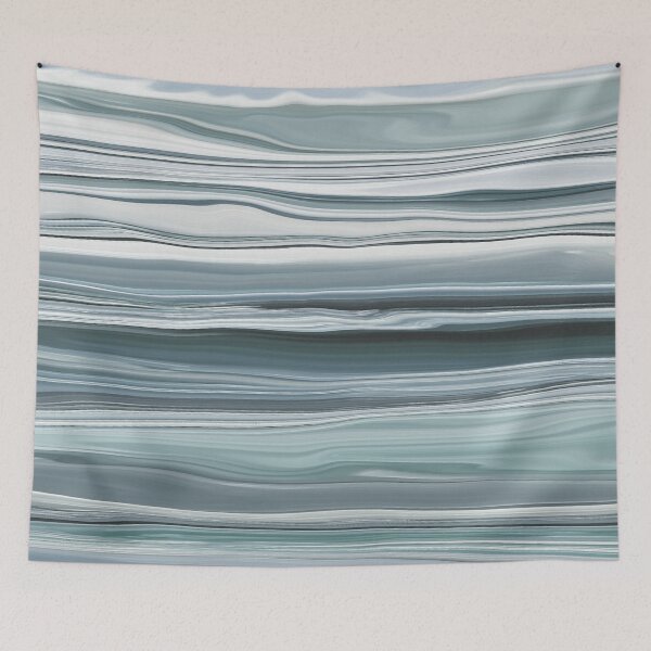 Item preview, Abstract Ocean Horizontal Lines Coastal Style Décor Beachy Vibes Art 5 of 20  designed and sold by Beachy.