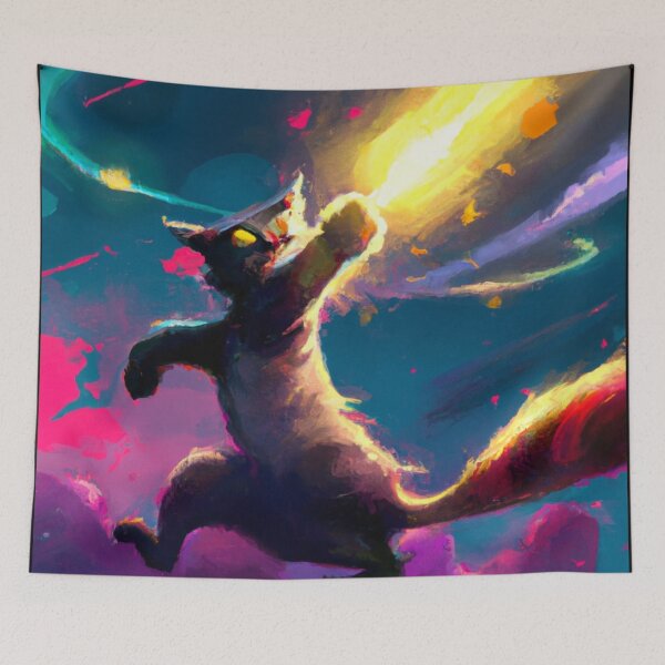 Item preview, Havarti the Cat, magic missile (Fantasy) designed and sold by thecatandkettle.
