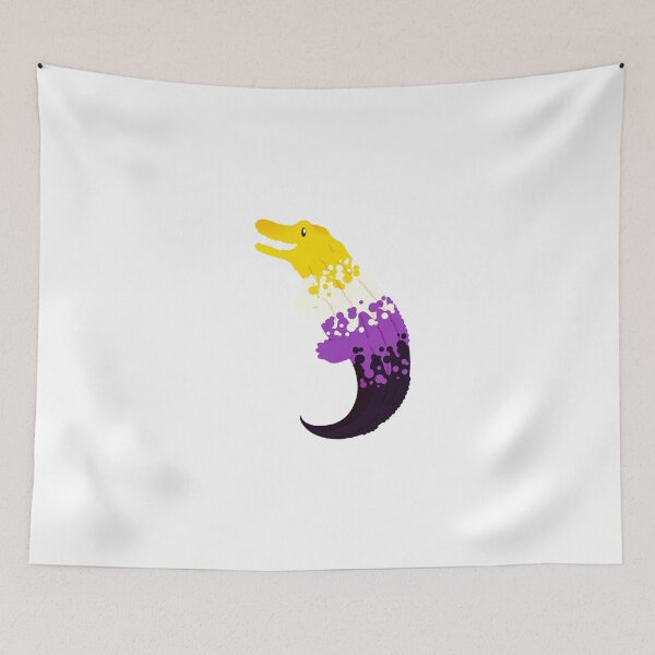 Item preview, Nonbinary Alligator! designed and sold by Punktantei.