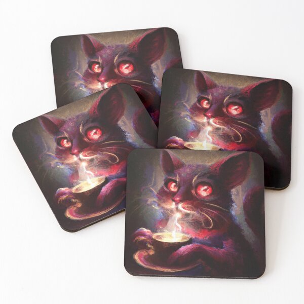 Item preview, Loom the Cat, tea in the dark (Baroque) designed and sold by thecatandkettle.
