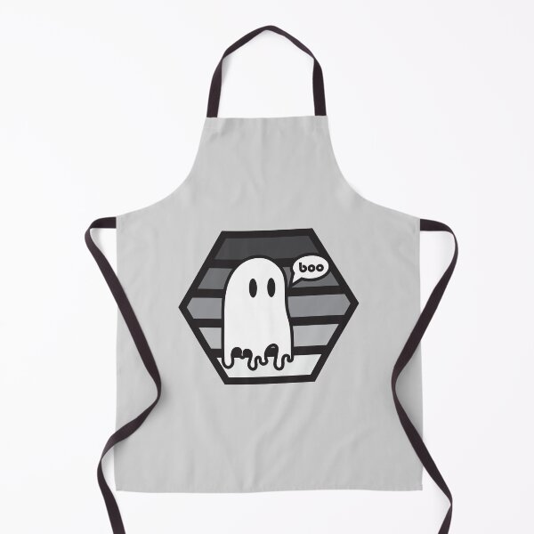 Item preview, Boo (Grayscale) Cute Halloween Hexagon Design designed and sold by vron615.