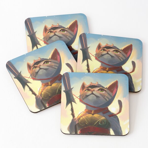 Item preview, Ruth the Cat, armed with spear (Fantasy) designed and sold by thecatandkettle.