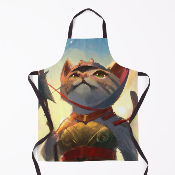 Item preview, Ruth the Cat, armed with spear (Fantasy) designed and sold by thecatandkettle.