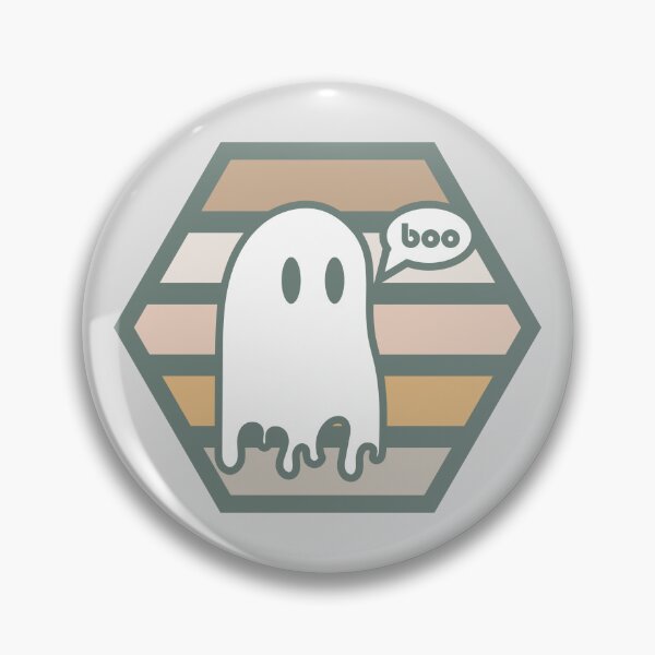 Item preview, Boo (Muted Colors) Cute Halloween Hexagon Design designed and sold by vron615.