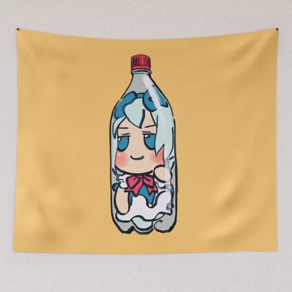 Item preview, I draw that bottled cirno fumo plush meme / touhou designed and sold by RansRoom.