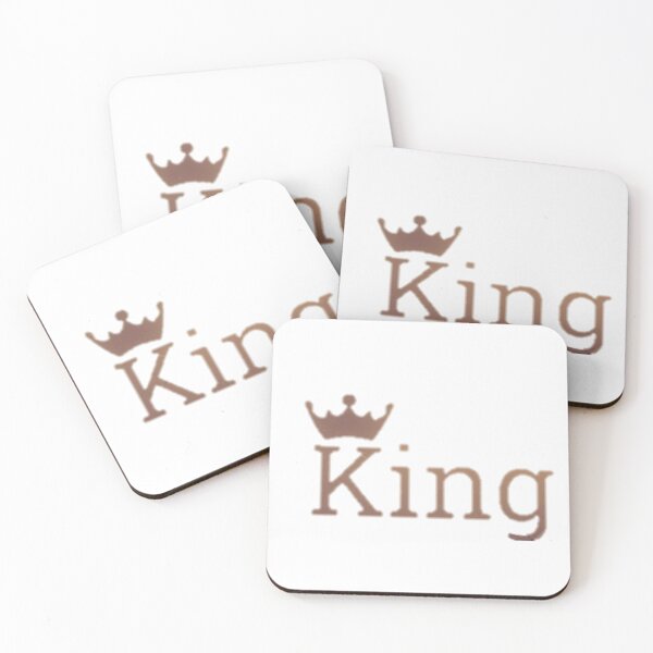 Item preview, KING QUEEN gold symbol gift for boy designed and sold by Alexandra Designer.