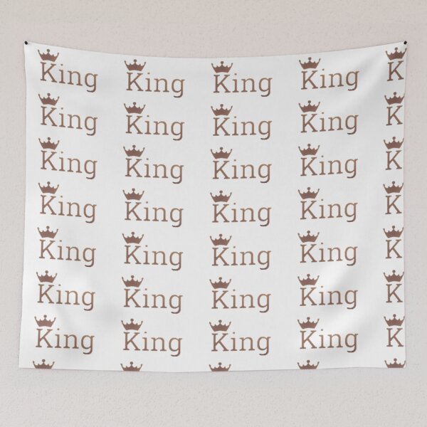 Item preview, KING QUEEN gold symbol gift for boy designed and sold by Alexandra Designer.