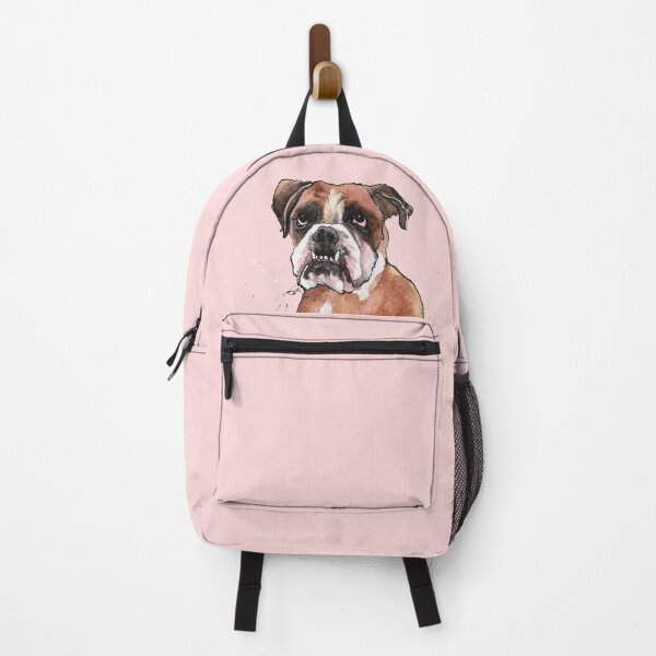 Item preview, Brown and white Boxer dog designed and sold by Luci Power.
