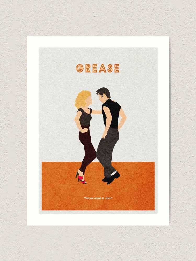 Wonderlijk Grease Alternative Minimalist Movie Poster