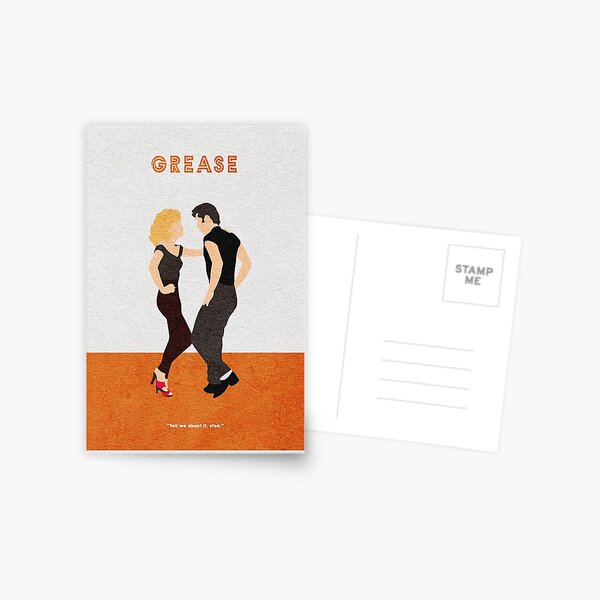 Item preview, Grease Alternative Minimalist Movie Poster designed and sold by A Deniz Akerman.