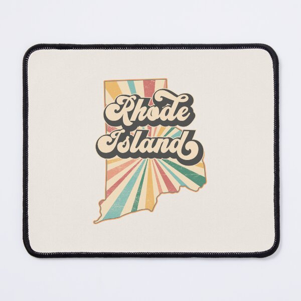 Item preview, Rhode Island Fan Retro State, Vintage Groovy Rhode Island Map, Distressed America Gift designed and sold by Cátia Lima.