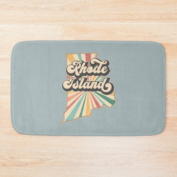 Item preview, Rhode Island Fan Retro State, Vintage Groovy Rhode Island Map, Distressed America Gift designed and sold by Cátia Lima.