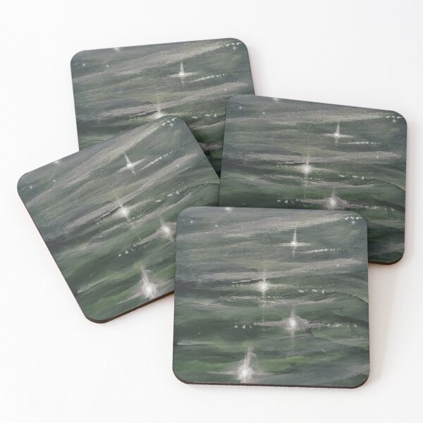 Item preview, Water, sea surface painted on wood designed and sold by Anke Franikowski.