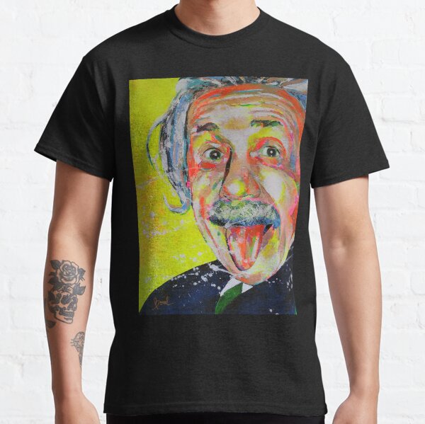 Albert Einstein Artpainting T-shirt classique