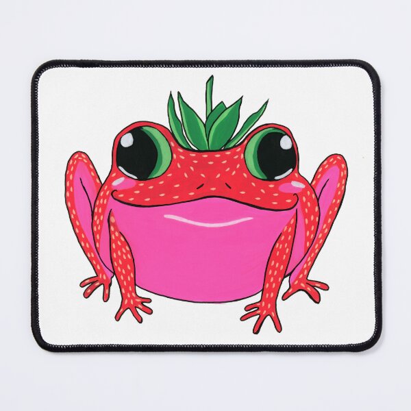 Item preview, Strawberry Frog designed and sold by TheFrogPrints.