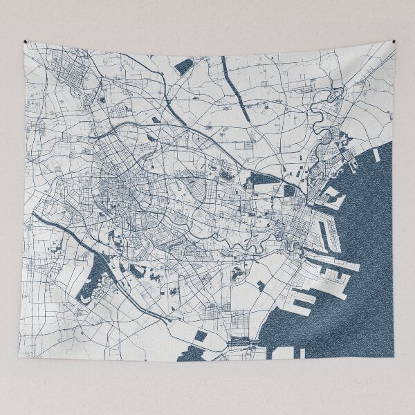 Item preview, Tianjin City Map of China - Coastal designed and sold by deMAP.