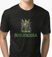 Armoiries rhodésiennes T-shirt chiné