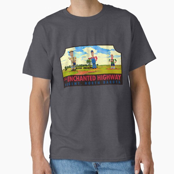 Item preview, The Enchanted Highway Regent ND Vintage Travel Decal designed and sold by hilda74.